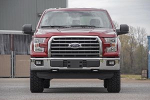 Ford F-150 Suspension Lift Kit - Front - Rough Country - N3 Leveling Struts | 2 Inch | Loaded Strut - Silver - '14-'23 Ford F-150 Suspension Lift Kit - Front - Rough Country - N3 Leveling Struts | 2 Inch | Loaded Strut - Silver - '14-'23